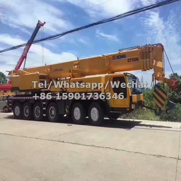Low Price Used Xcmg 100 Ton Qy100k Truck Crane With U 