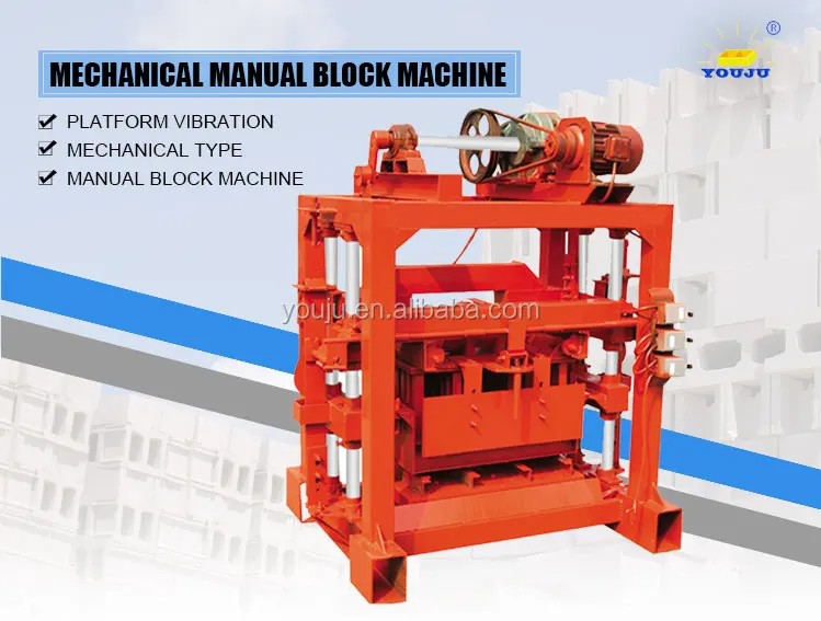 Factory Prices Qtj440 Manual Brick Making Machine For South Africa