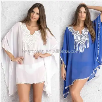 Long White Cotton Kimono Beach Kaftan By Soul Warriors