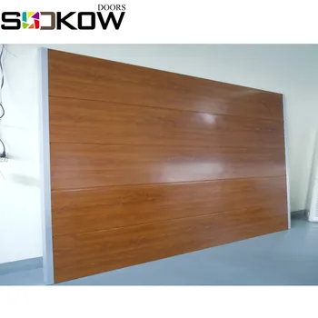 Customized Wood Grain Skin Panel Sectional Garage Door Buy Sectional Garage Door Panel Single Panel Garage Door Skin Garage Door Panel Product On