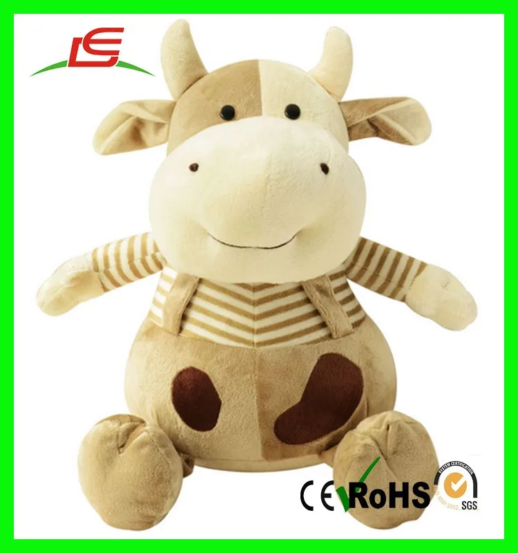 cow soft toy white black