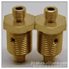 Massive production bright luster brass hex side external thread ferrule bushing
