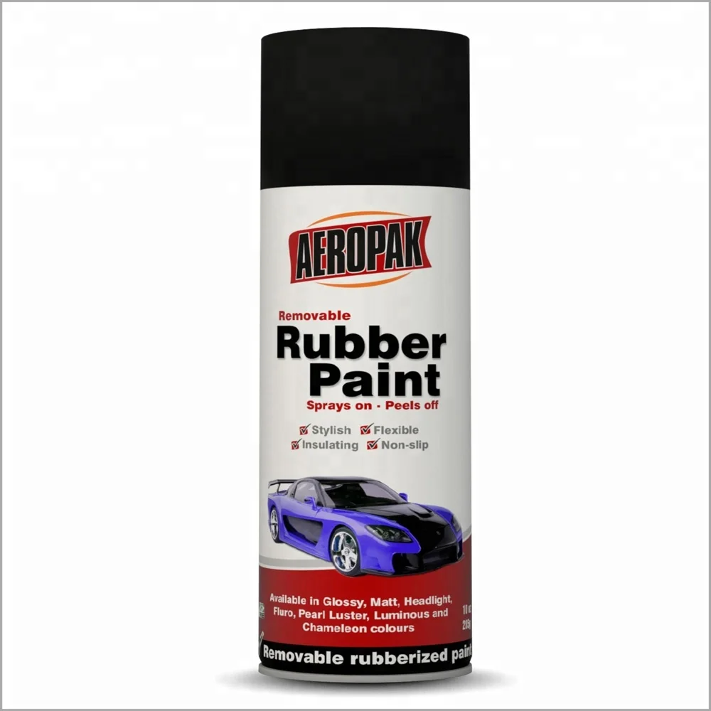 Aeropak 400ml Peel Costing Spray Rubber Paint Buy スプレーペイント はがし 高速乾燥ゴムスプレー車の塗装 Product On Alibaba Com