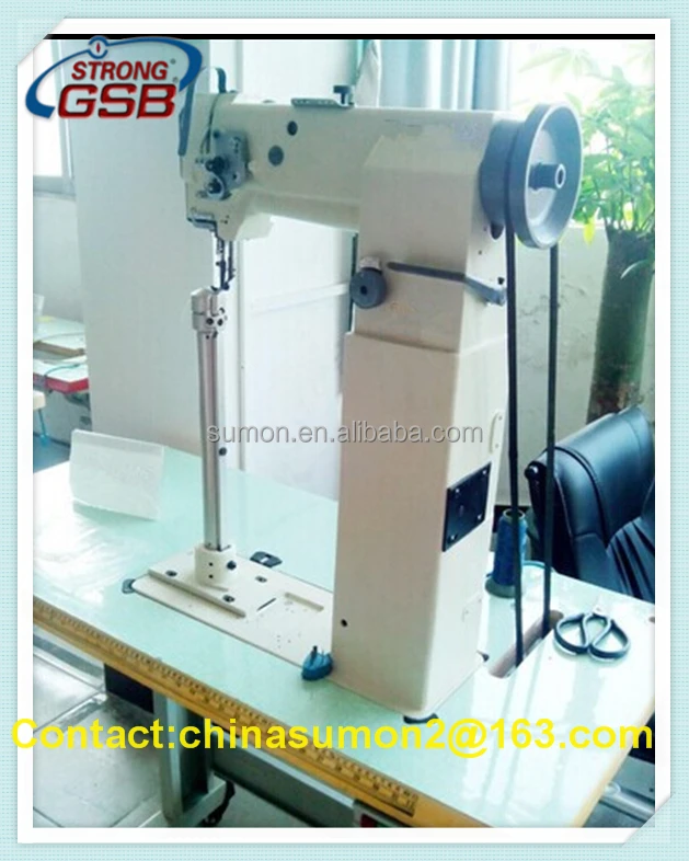 High speed Post Bed Sewing Machine Single Needle With Adding Height