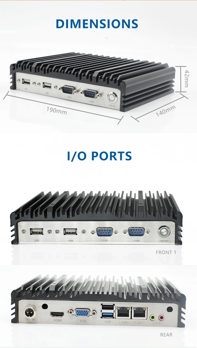 Core Cpu Fanless Industrial Pc Hs Code Buy Industrial Pc Hs Code