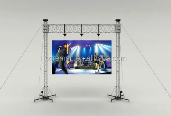 Church curved P3.91 DJ Shows Event Wedding Die-casting Cabinet Indoor/ outdoor rental led display screen P3.91 P4.81