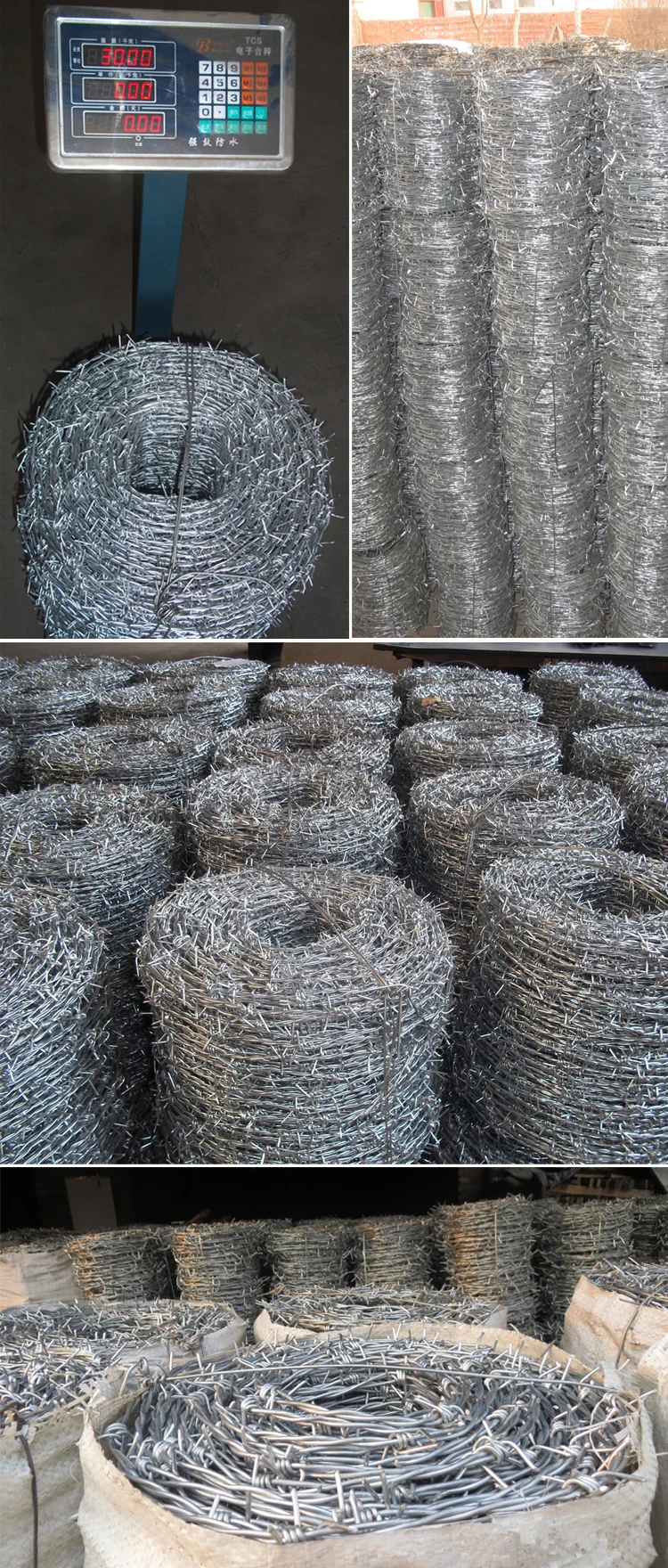 China Factory Supply Barbed Wire Price Per Roll Per Meter Philippines 