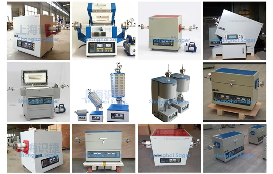 vertical three zone tube furnace