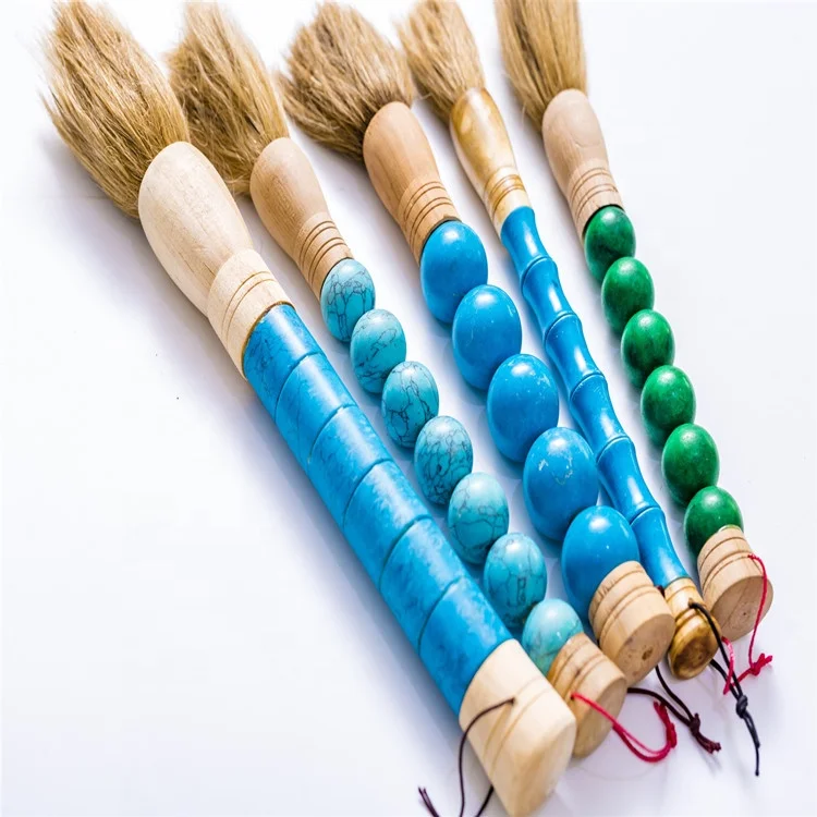 Antique Chinese Calligraphy Brush With Jade Handle Chinese Writing Brush Buy Chinese Writing