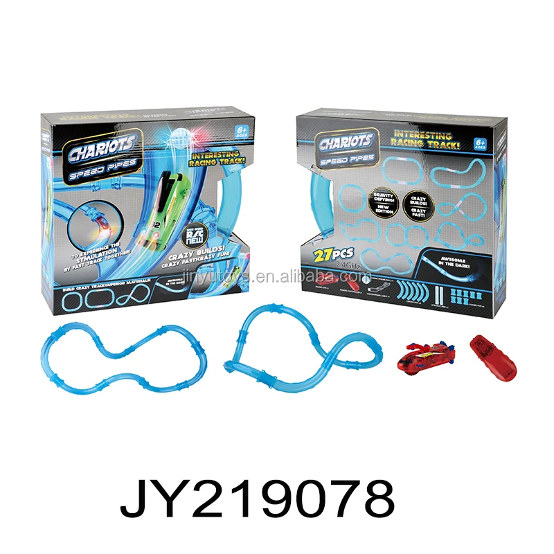 27pcs 2.4g Remote Control Laser Chariot Track Car Toy Electronic Car