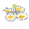 2019 Amazon Hot Sale New Product Stainless Steel Heart Shaped Fried Egg Form Baking Model Fried Egg Pancake Mold Tool