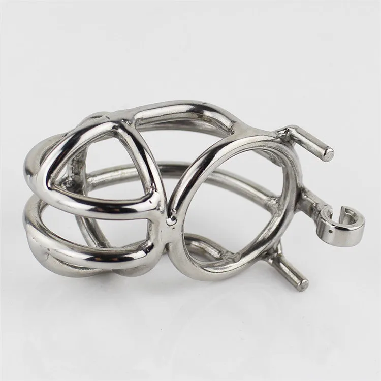 Stainless Steel Male Chastity Device Metal Blocking Cage Men Chastity ...