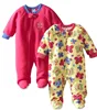 plain colour baby romper printing flower cute pattern wholesale price