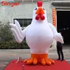 Inflatable mascots giant customized advertising inflatable rooster/chicken/cock for sale