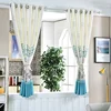 Hot Sale Cartoon Printed Lined Short Bay Small Window Shading Small Blackout Curtains Panels Drapes For Living Room Bedroom
