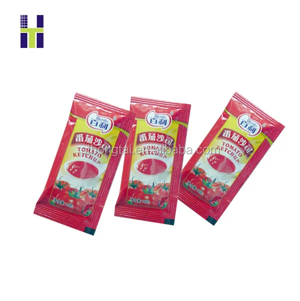 Custom Printed 10g Tomato Ketchup Packet Film Roll Packaging Film