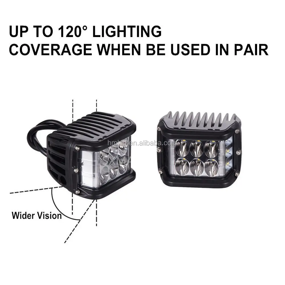 45w 4'' Led Light Bar/led Work Light/car Light 4x4 Car Work Light Strobe Led Work Light Red
