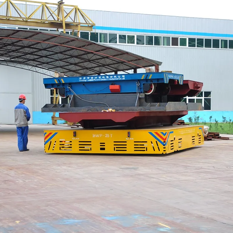 25 ton Industrial Agv trackless transfer carts for mold handling
