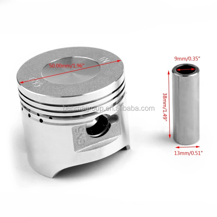 C100 Gn5 Motorcycle Piston Bore 50mm Complete 100cc Dream Piston Ring