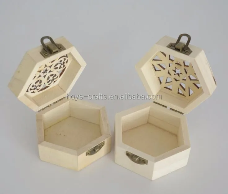 plain wooden trinket box