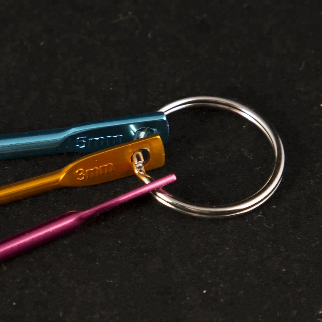 Ch017 Keychain Aluminium Crochet Hook Set Buy Crochet Hook Keychain,Keychain Purse Hook