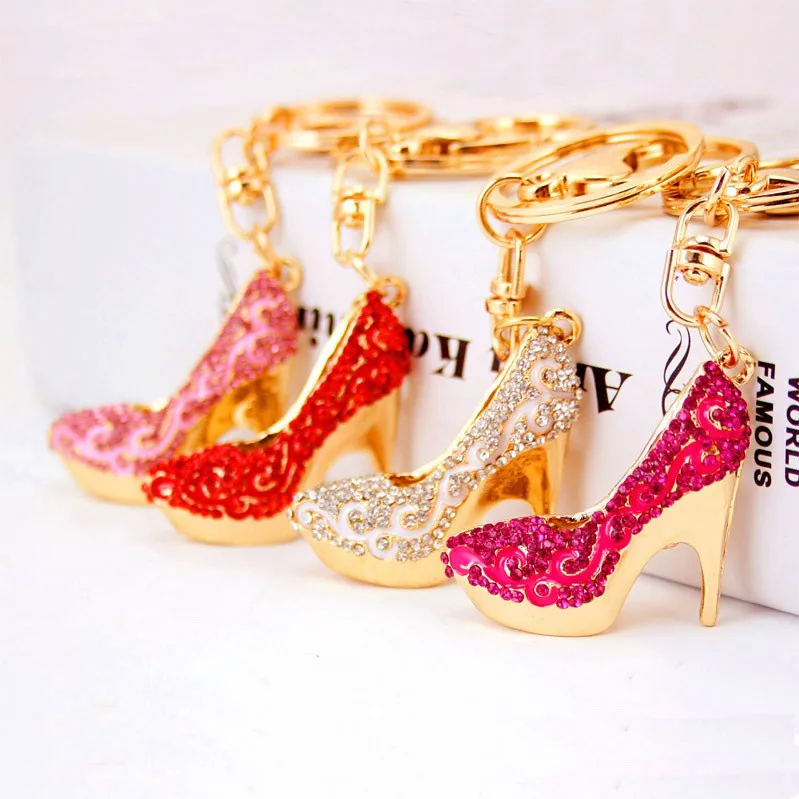 Fashion Rhinestone High Heel Shoe Keychain Wholesale Buy High Heel Shoe Keychain,Shoe Keychain