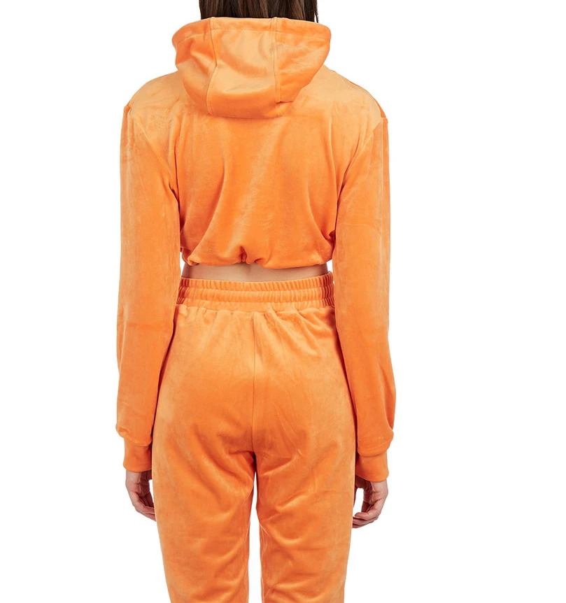Wholesale Hot Orange Blank Velour Tracksuit Sport For Women - Buy Blank ...