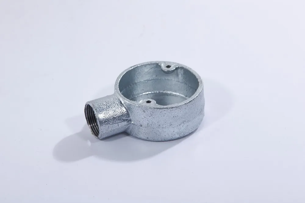 Hot Dip Galvanized /black Enamel 100 Pressure Test Malleable Iron