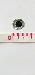400 pcs Item #821 3D Fish Lure Eyes 8mm Sliver