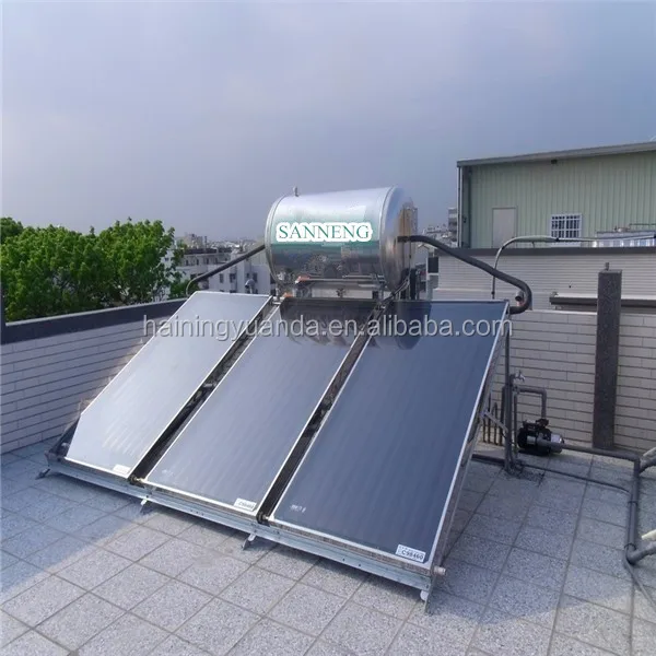 The Sanneng Brand Rooftop Solar Water Heater - Buy Rooftop Solar Water ...