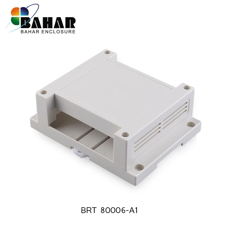Plastic electronic enclosure/box/din rail with ABS material and V0 flame retardant