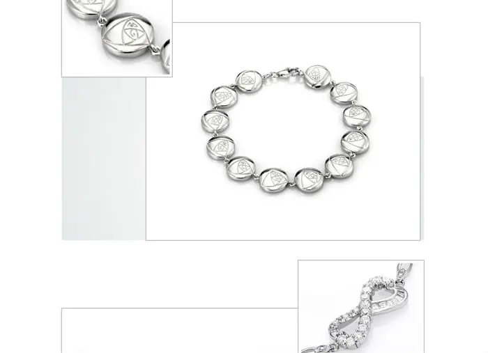2018 new hot cz set wholesale silver bracelet mounting