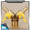 Brass Forked gas switch