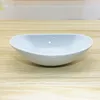 Beautiful design shape oval salad porcelain ceramic soup bowl