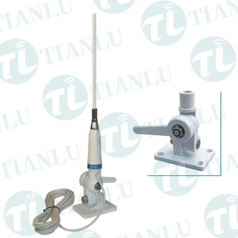 Vhf Ais Marine Fiberglass Base Station Antenna With Rg58 Cable Buy