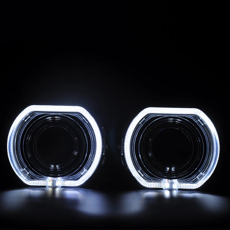 Rr 3 Inch Hid Projector Lens Kit Led Angel Eye Projector Headlight For