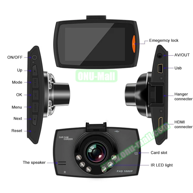 Amazon Hot Sale 720p Hd Image Dashboard Camera Car Camcorder - Buy User