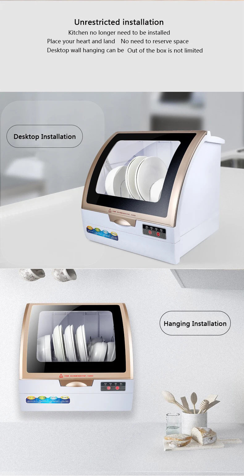 mini countertop  dishwasher machine
