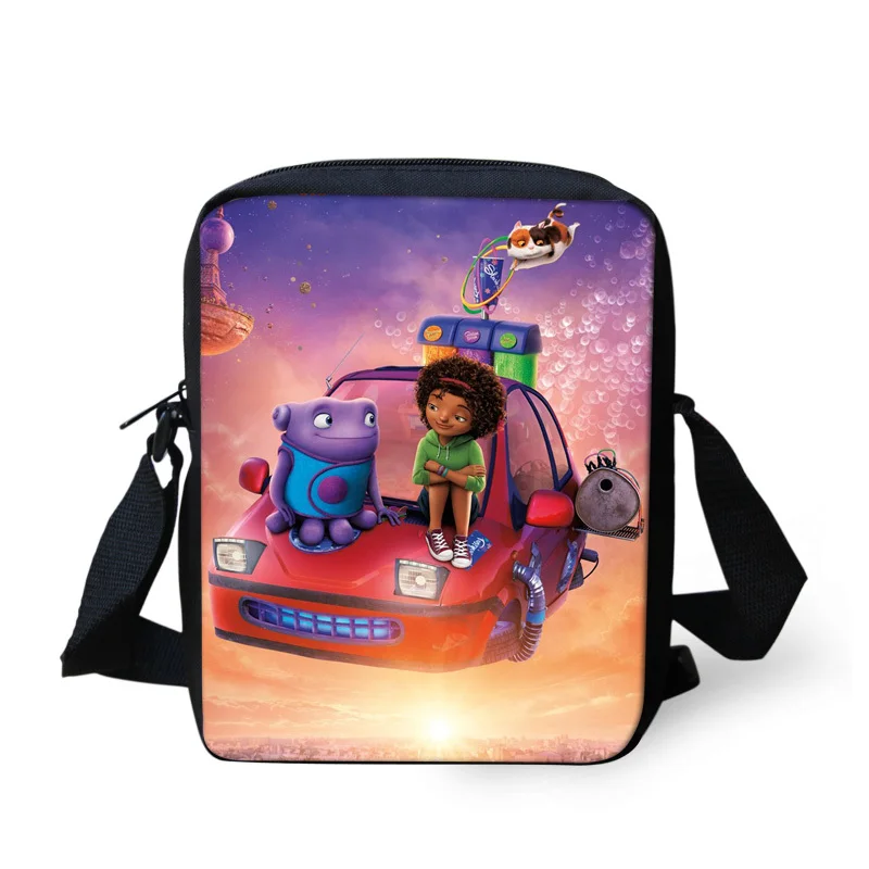 Hot 3d Movie Home Children School Bags For Boys Kid Book Bag Crazy Aliens Boov Students Schoolbag Boby Toddler Mochila Infantil