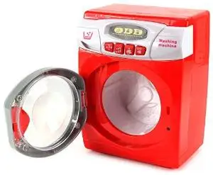 Arcade Washing Machine Pretend Play Battery Operated Toy Washing Machine Play Set w/ Lights, Sounds, Rotating Drum, Model: , Toys & Play