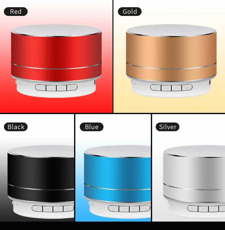 New Arrival Mini Wireless Portable Blue Tooth A10 Speaker Music Subwoofer Support Tf Usb With Led Lamp - ANKUX.COM