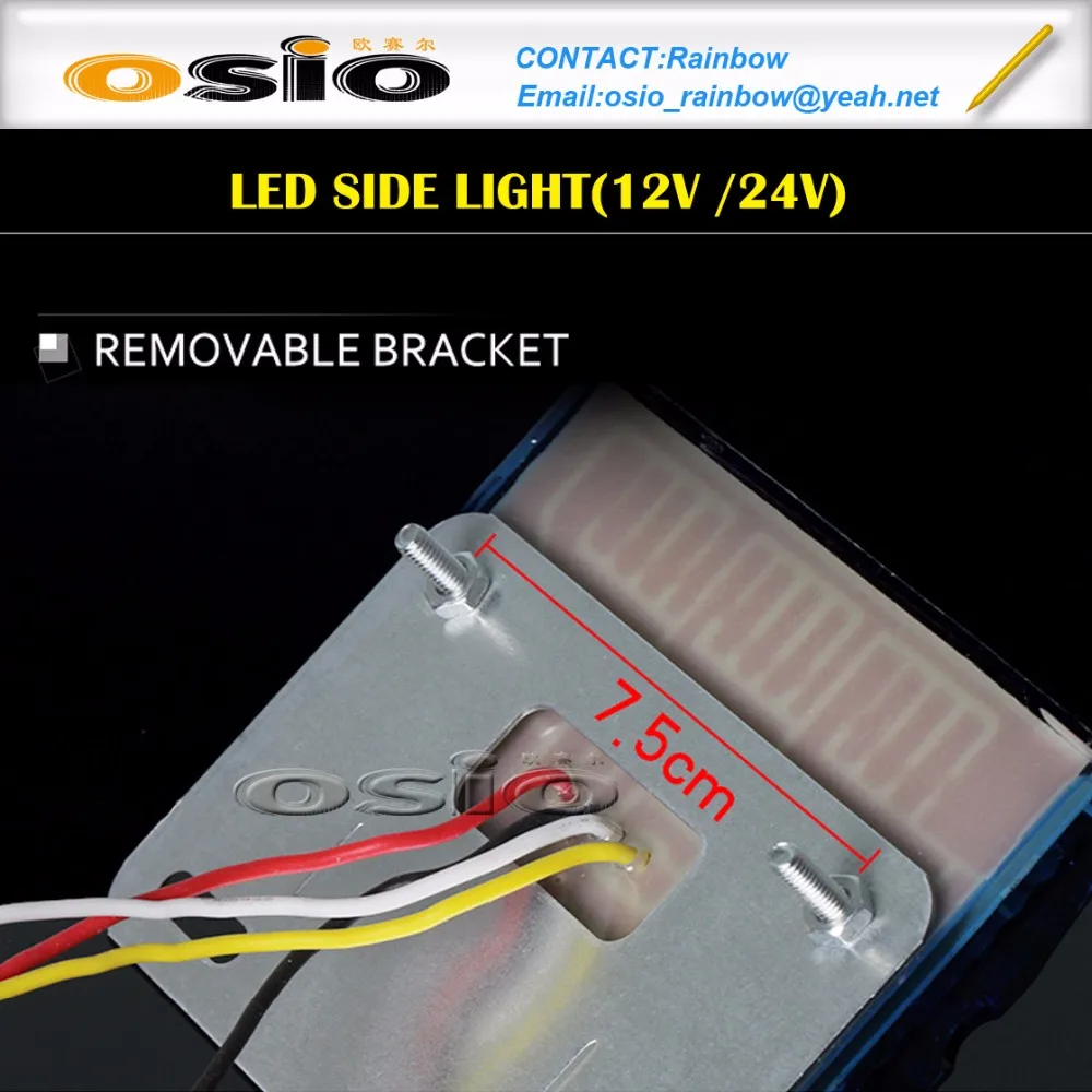 led side light 12v 24v smd green led auto light