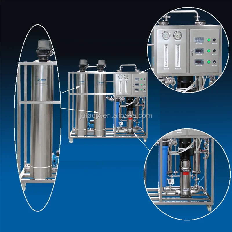 500 Liters Ro Water Filter With Stainless Steel Sand Filter Tank For