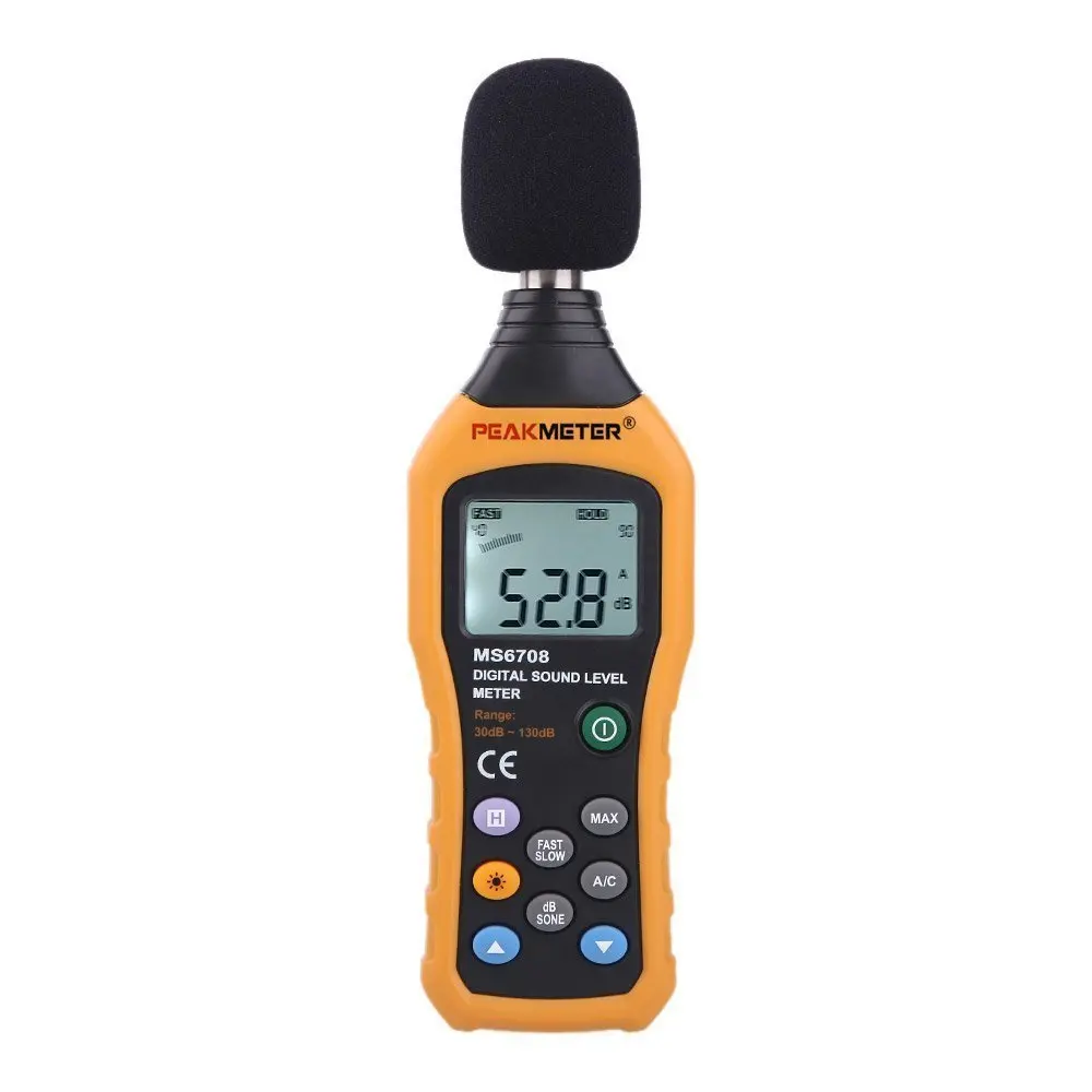 Sound Level Meter- HYELEC MS6708 Sound Level Meter sound decibel level digital meter Tester 30 -130dB