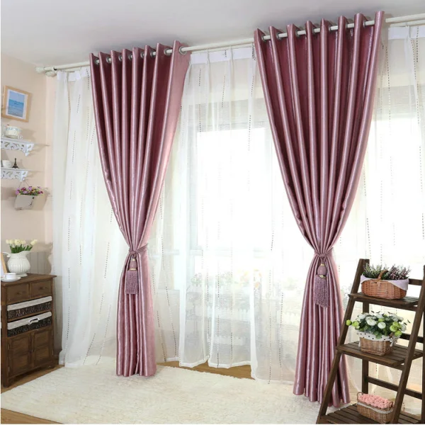 Pink Cheap Custom Blackout Curtains For House Buy Custom Curtains