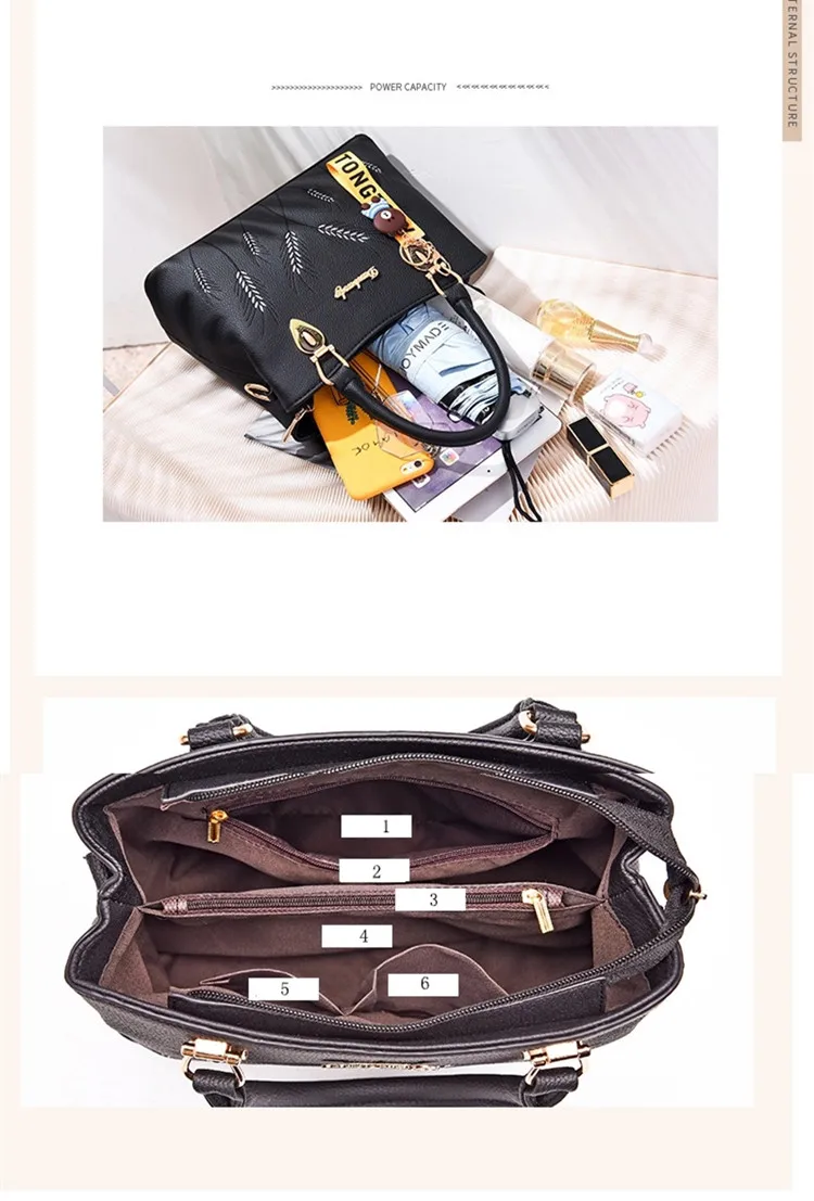 New Wholesale Products China Ladies Hand Bag Pu Leather Guangzhou Bags