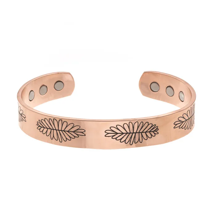 Sports Golf Bracelet With 6 Mens Pain Healing Copper