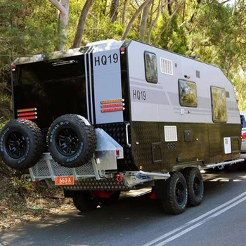 Travel Trailer Use And 7750 2365 3200mm Size Hybrid Offroad Caravan Travel Trailer Use And 7750 2365 3200mm Size Hybrid Offroad Caravan