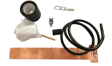 high quality Cell Site Copper Grounding Kit For 1/2 7/8 Coaxial Cable RF 7/8 coaxial cable Feeder Cable