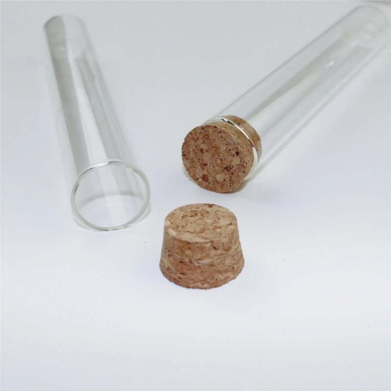 Jdborosilicate Glass Test Tube With Wooden Cork Stopper Buy Glass